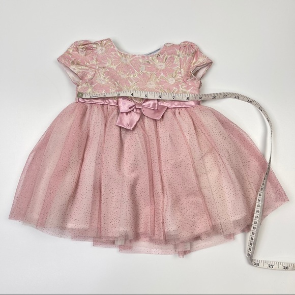 NANNETTE Baby Pink Tulle Dress with Bow 3/6 months - Picture 16 of 16
